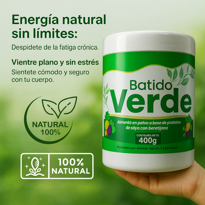 Batido Verde l Energía natural sin límites